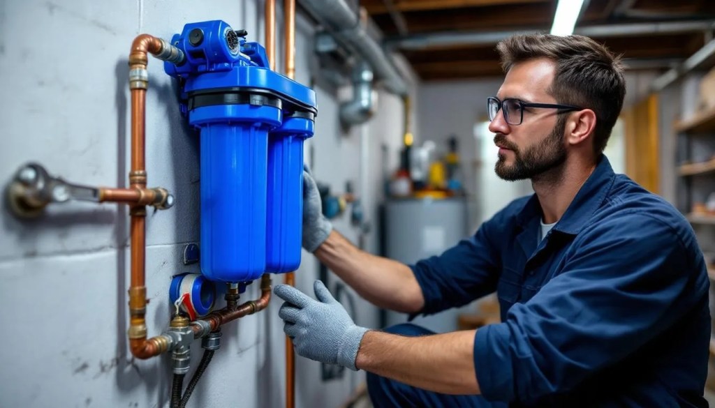 installing a whole house water filter